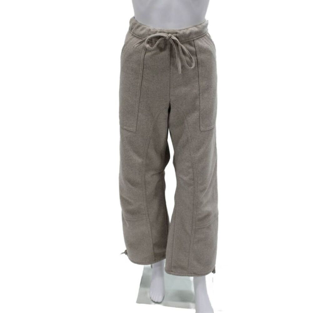 Zara Womens Sweatpants Beige Drawstring Polyester Inseam 28 Size S - Picture 1 of 6